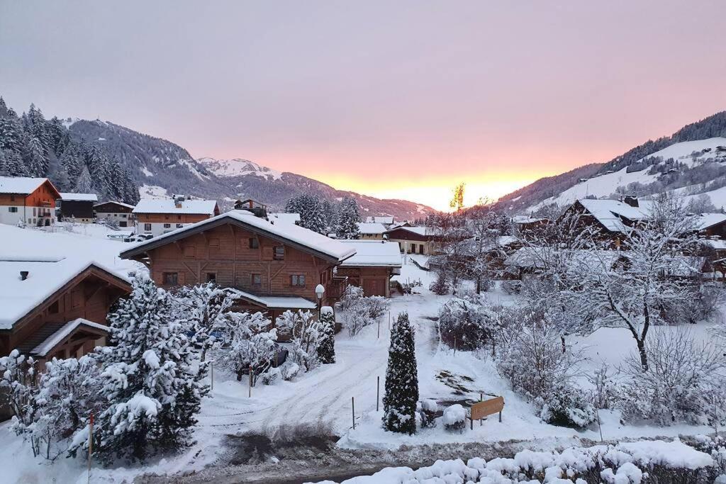 *** Le Refuge *** Logement Standing Megeve Demi-Quartier Екстериор снимка