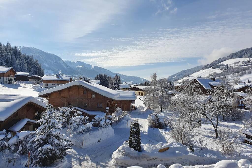 *** Le Refuge *** Logement Standing Megeve Demi-Quartier Екстериор снимка